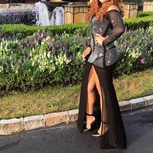 Women's Bodycon Rhinestone Sparkly Club Night Dress